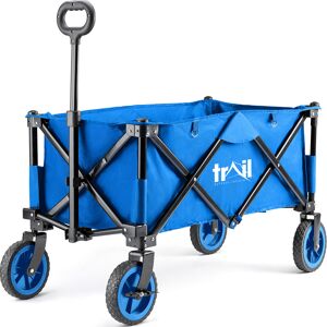 Leisure Folding Camping Trolley Cart Blue