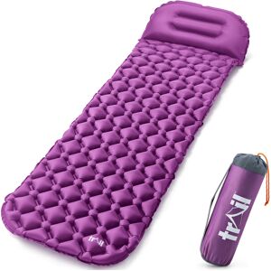 Leisure Ultra Light Sleeping Mat with Pillow Purple