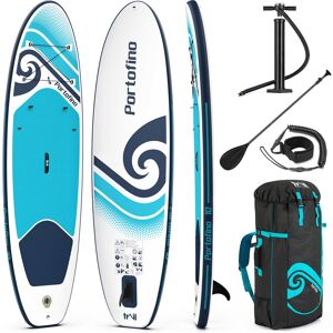 Leisure 10ft Inflatable SUP Package Stand Up Paddle Board Starter Kit, Portofino Blue