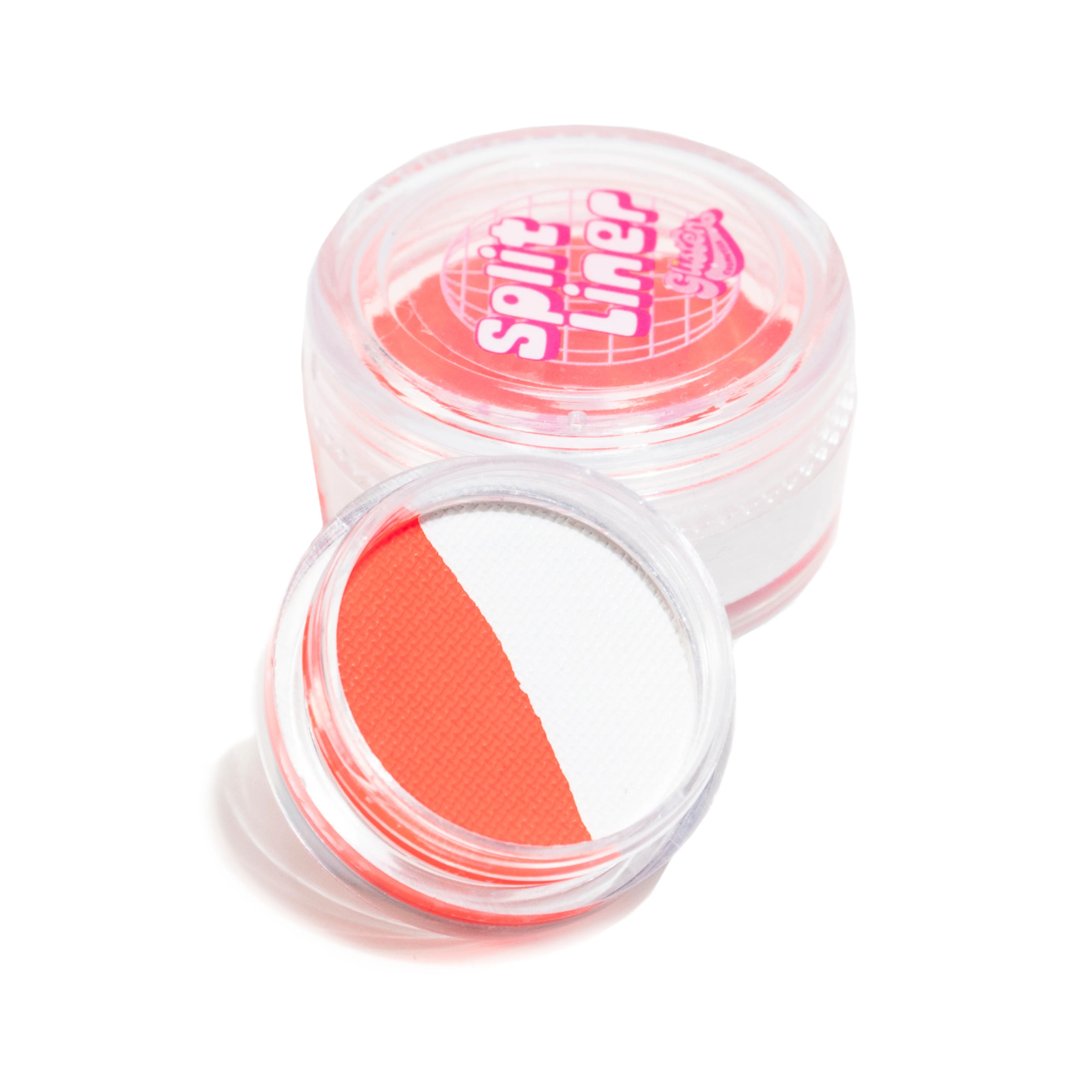 Glisten Cosmetics Peachy Cream (UV Orange & White) Split Liner - Eyeliner - Glisten Cosm Small - 3g