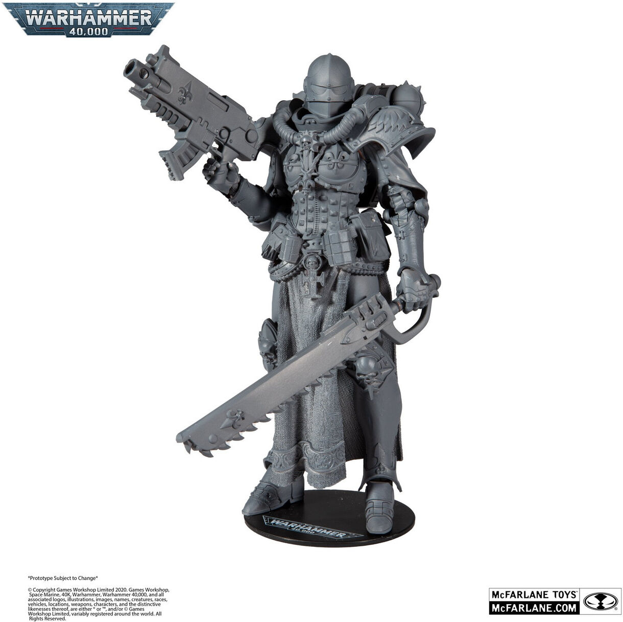 Mcfarlane Toys Warhammer 40,000: Adepta Sororitas Battle Sister (Artist Proof) 7-Inch Figure