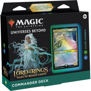 Magic: The Gathering Lord Of Rings - Tales Middle-Earth Commander Deck Elven Council   Rings: