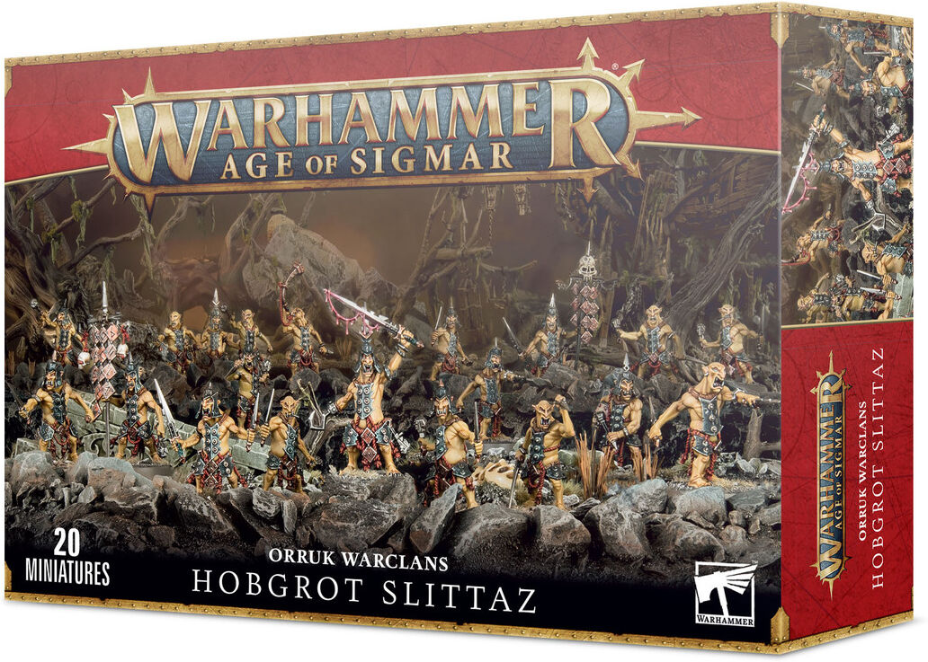 Games Workshop Warhammer Age Of Sigmar - Orruk Warclans: Hobgrot Slittaz