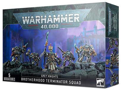 Games Workshop Warhammer 40,000 - Grey Knights: Brotherhood Terminator Squad