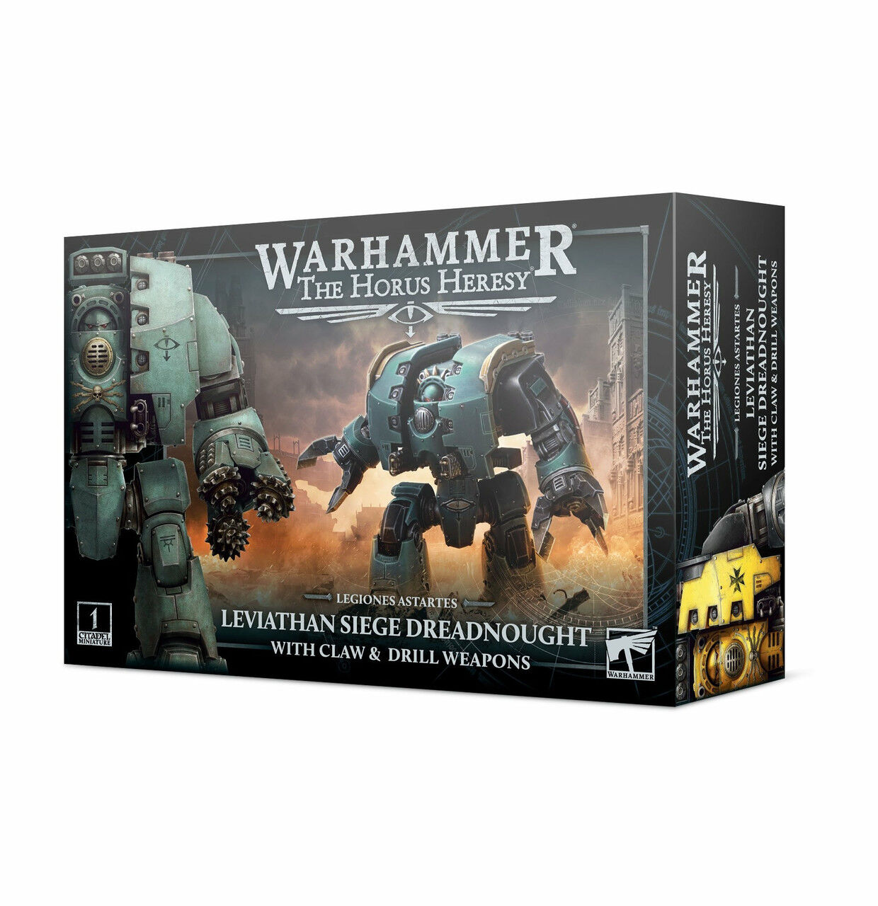 Games Workshop Warhammer: The Horus Heresy - Leviathan Seige Dreadnought With Drill & Claw Weapons