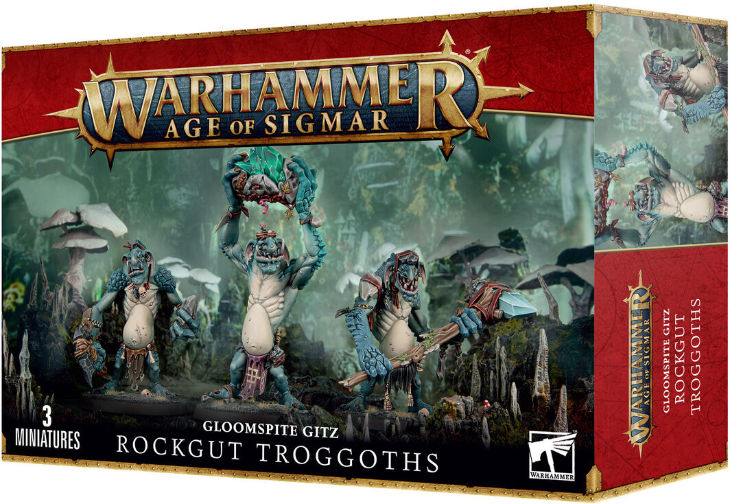 Games Workshop Warhammer Age Of Sigmar - Gloomspite Gitz: Rockgut Troggoths