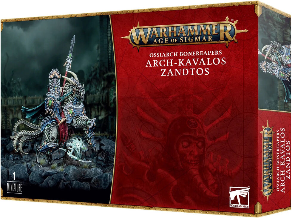 Games Workshop Warhammer Age Of Sigmar - Ossiarch Bonereapers: Arch-Kavalos Zandtos (Refresh)