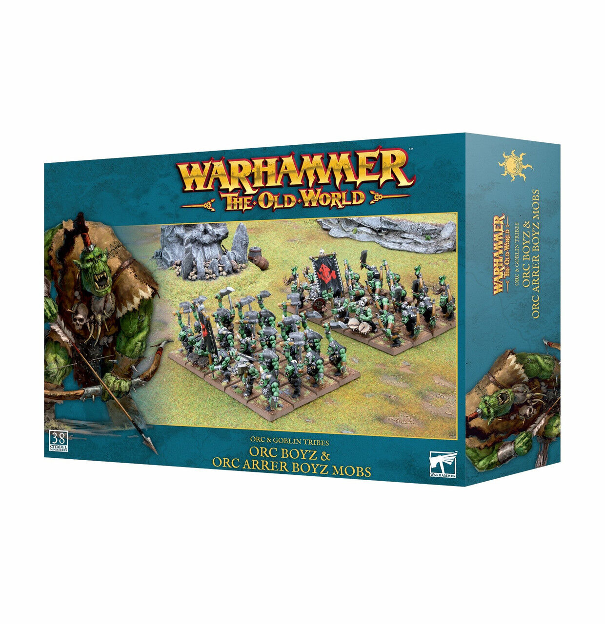 Games Workshop Warhammer: The Old World - Orc & Goblin Tribes: Boyz Arrer Mob