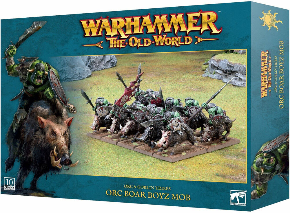 Games Workshop Warhammer: The Old World - Orc & Goblin Tribes: Boar Boyz