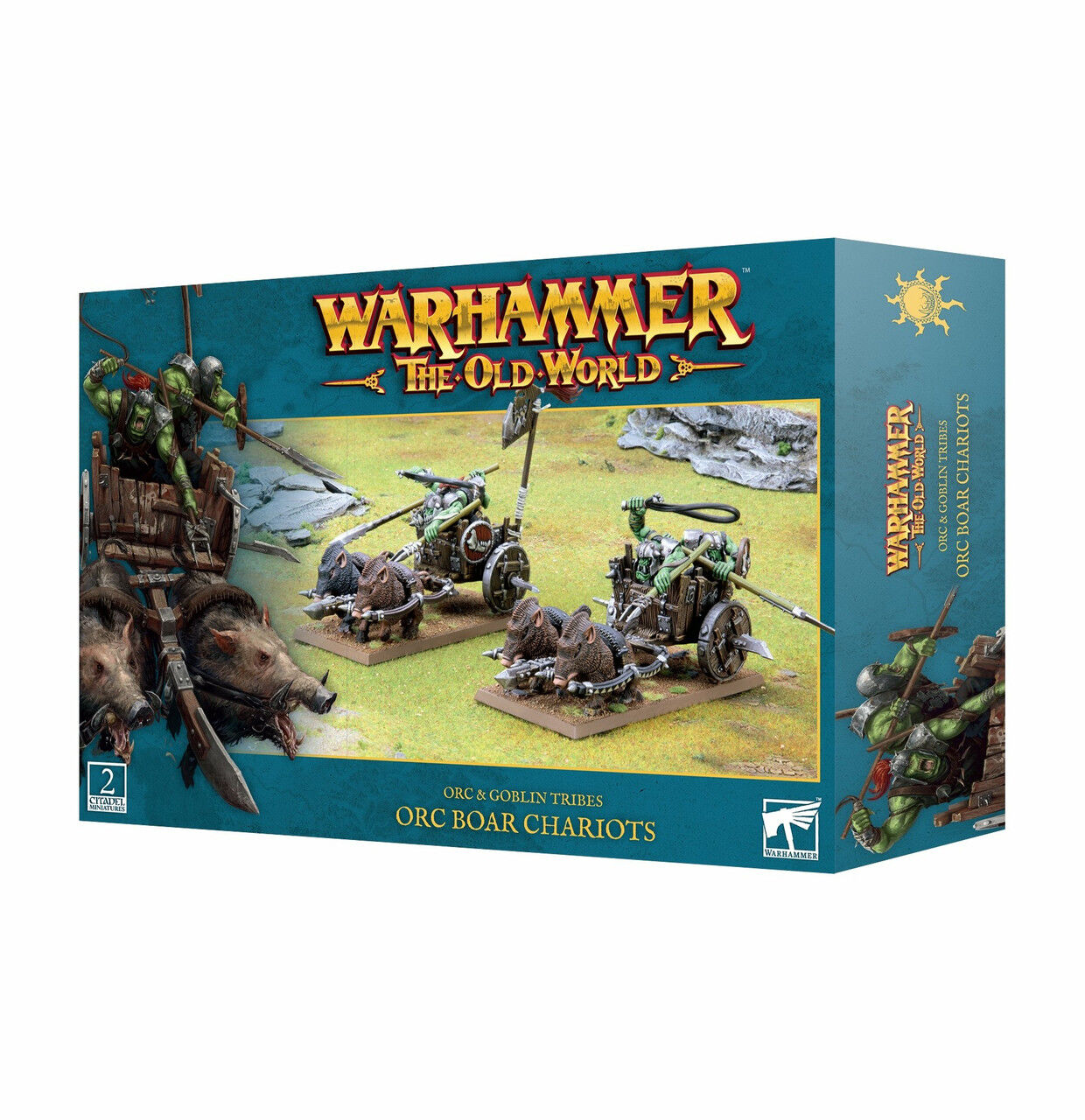 Games Workshop Warhammer: The Old World - Orc & Goblin Tribes: Boar Chariots