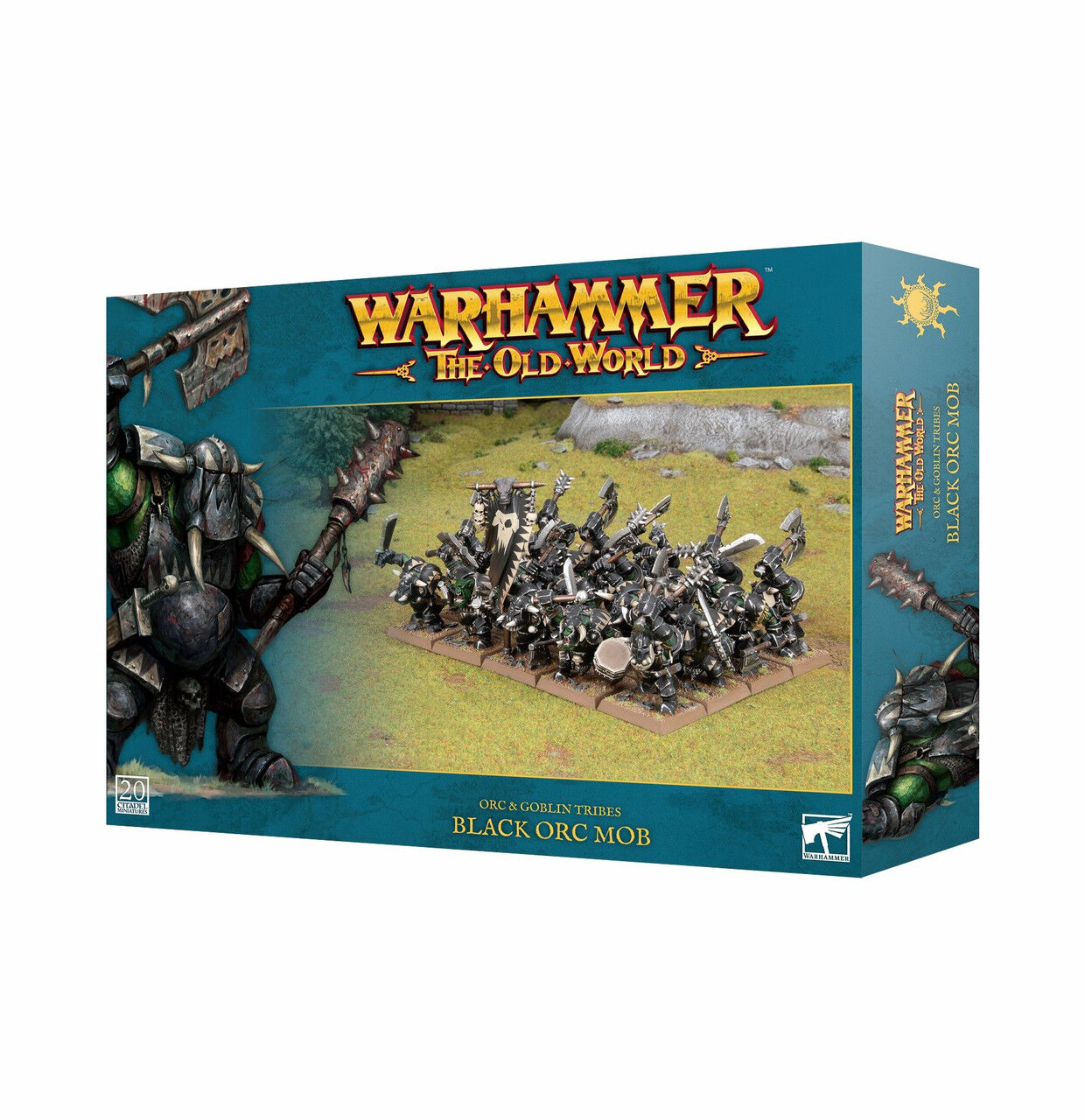 Games Workshop Warhammer: The Old World - Orc & Goblin Tribes: Black Mob