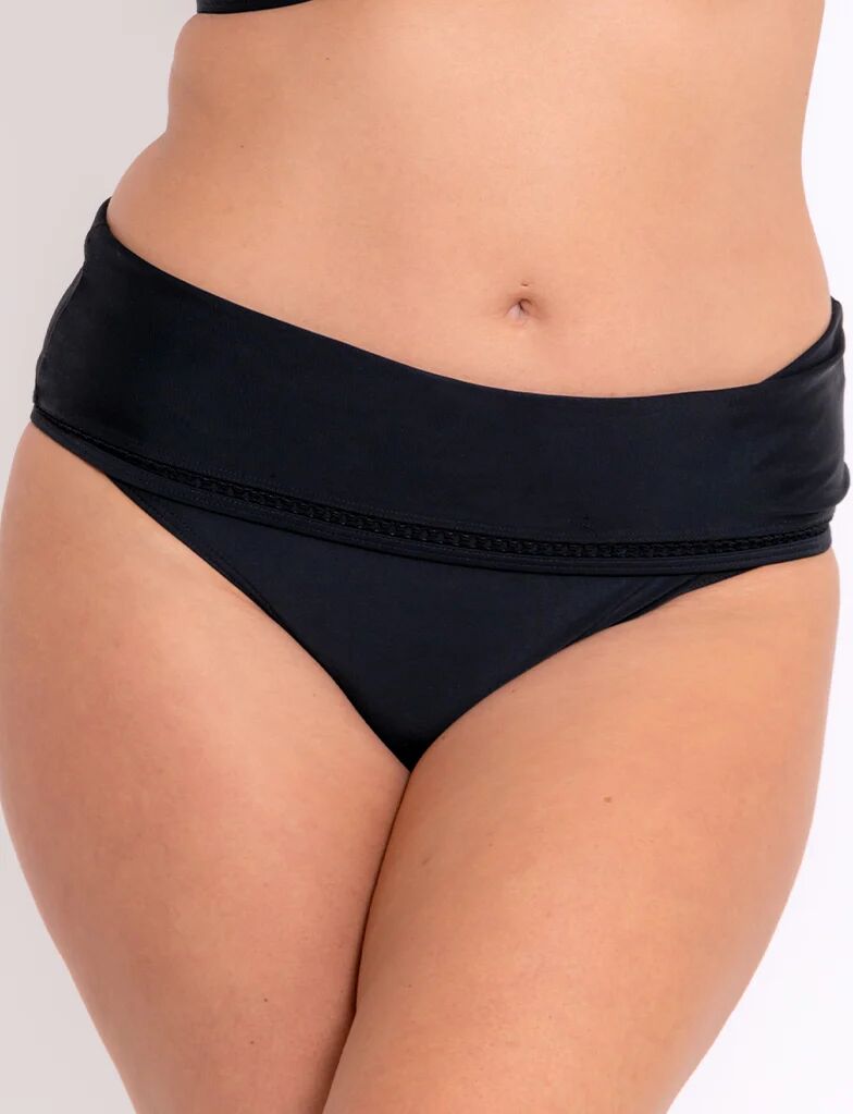 Curvy Kate First Class Deep Fold Over Bikini Brief Black