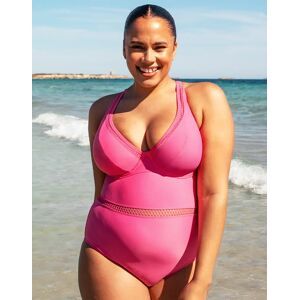 Curvy Kate First Class Plunge Swimsuit Pink