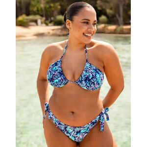 Curvy Kate Mykonos String Bikini Top Blue Print