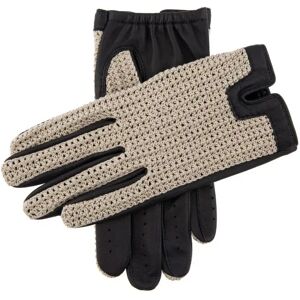 Dents Men's Crochet Back Driving Gloves In Navy Size S