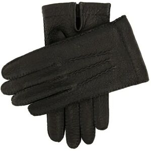 Dents Men's Handsewn Unlined Peccary Leather Gloves In Bark Size 8