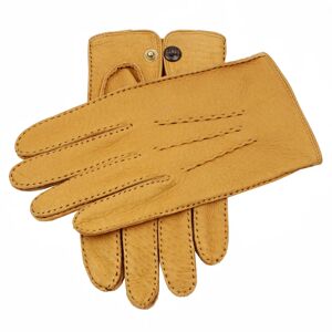 Dents Men's Handsewn Unlined Peccary Leather Gloves In Cork Size 9. 5