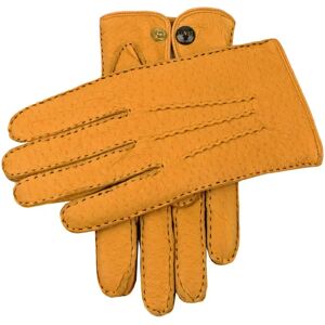 Dents Men's Handsewn Cashmere Lined Peccary Leather Gloves In Cork Size 10. 5