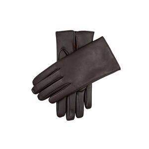 Dents Men's Cashmere Lined Touchscreen Leather Gloves In Black Size 7