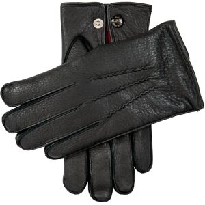 Dents UK Dents Men'S Heritage Handsewn Cashmere-Lined Deerskin Leather Gloves In Black Size 8. 5