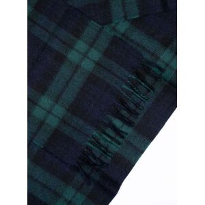 Dents Tartan Cashmere Scarf With Gift Box In Blackwatch Size One