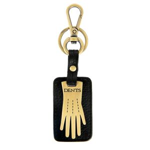 Dents Dents Glove Keyring With Gift Box In Black/antique Brass Size One
