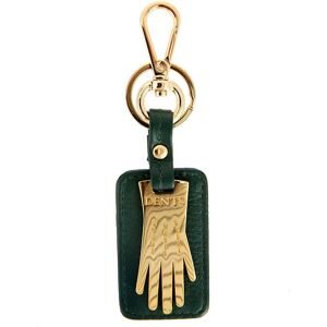 Dents Dents Glove Keyring With Gift Box In Bottle Green/gold Size One