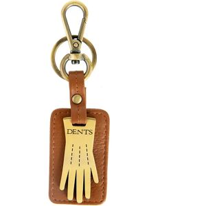 Dents Dents Glove Keyring With Gift Box In Cognac/antique Brass Size One