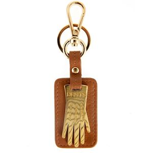 Dents Dents Glove Keyring With Gift Box In Cognac/gold Size One