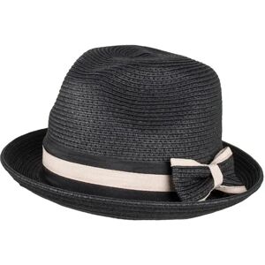 Dents Women's Paper Straw Trilby In Black Size One