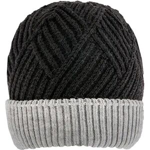 Dents Women'S Patchwork Cable Knit Beanie Hat In Black Size One Size