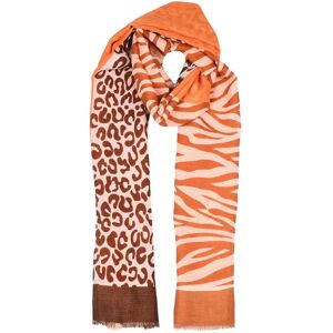 Dents Women'S Lightweight Scarf With Leopard And Zebra Pattern In One Size One