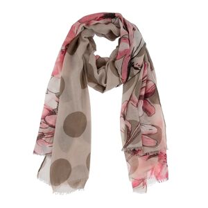 Dents Women's Floral Spot Print Scarf In Pink Size One