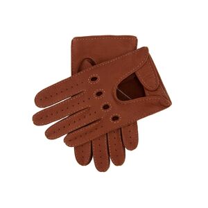 Dents Men's Deerskin Leather Driving Gloves In Highway Tan Size S