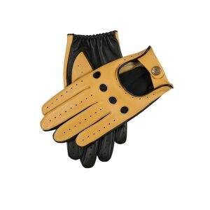 Dents Men's Touchscreen Leather Driving Gloves In Cork/black Size Xl