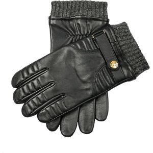 Dents Men'S Touchscreen Leather Gloves With Stitch Detail In Black Size L