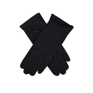 Dents Women's Cotton Gloves In Black Size S