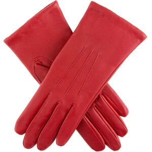 Dents Women's Classic Leather Gloves In Berry Size 7