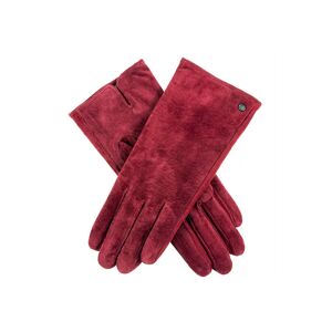 Dents Women's Suede Gloves In Claret Size S