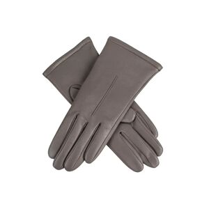 Dents Women's Single Point Leather Gloves In Charcoal Size S