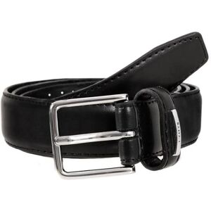 Dents Men's Plain Leather Belt In Black Size S