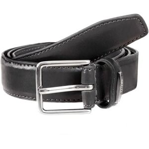 Dents Men's Plain Leather Belt In Grey Size S