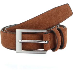 Dents Men's Suede Belt In Brown Size S