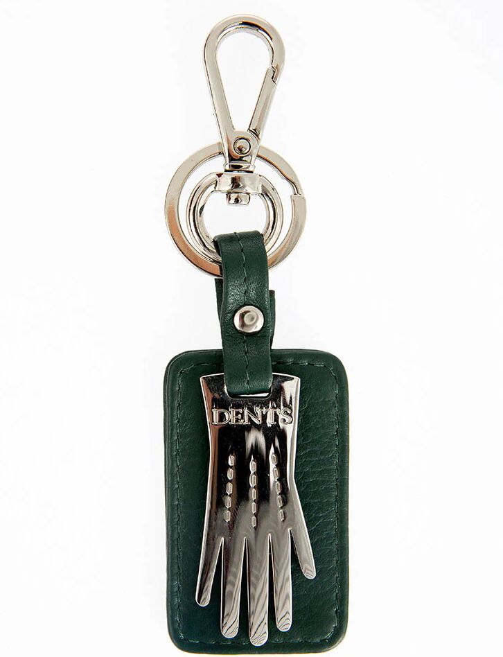 Dents Dents Glove Keyring With Gift Box In Bottle Green/shiny Nickel Size One