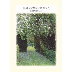 Kevin Mayhew Welcome To Our Church Card - Pack of 6