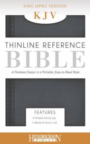 Thinline Reference Bible-KJV By Hendrickson (Leather) 9781619707214