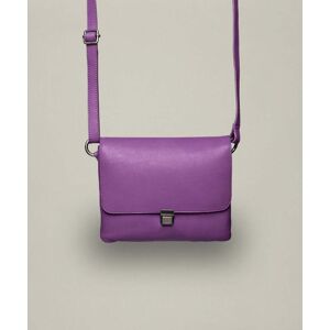 Purple Leather Shoulder Bag   Budburst Moshulu