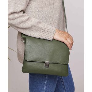 Green Leather Shoulder Bag   Budburst Moshulu