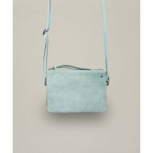 Blue Suede Shoulder Bag   Malham Moshulu