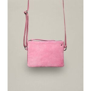 Pink Suede Shoulder Bag   Malham Moshulu